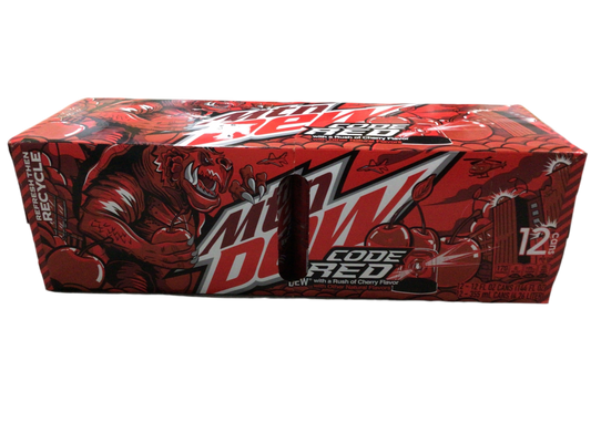 Mtn Dew Code Red 12pack