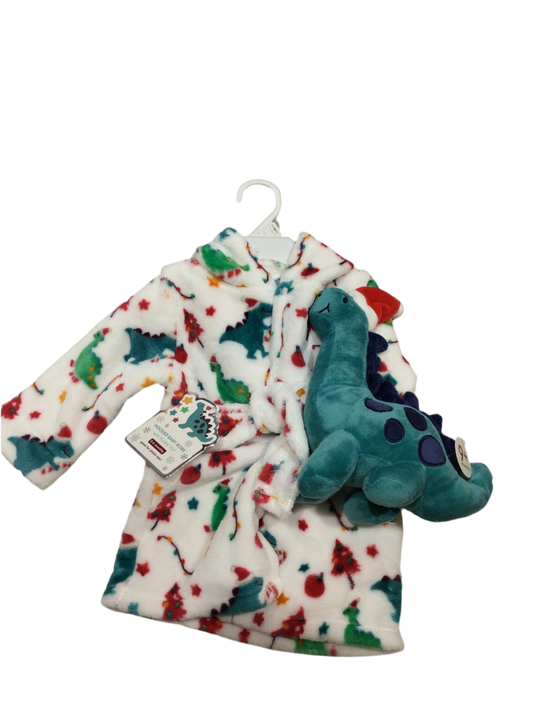 Bata con peluche para niño