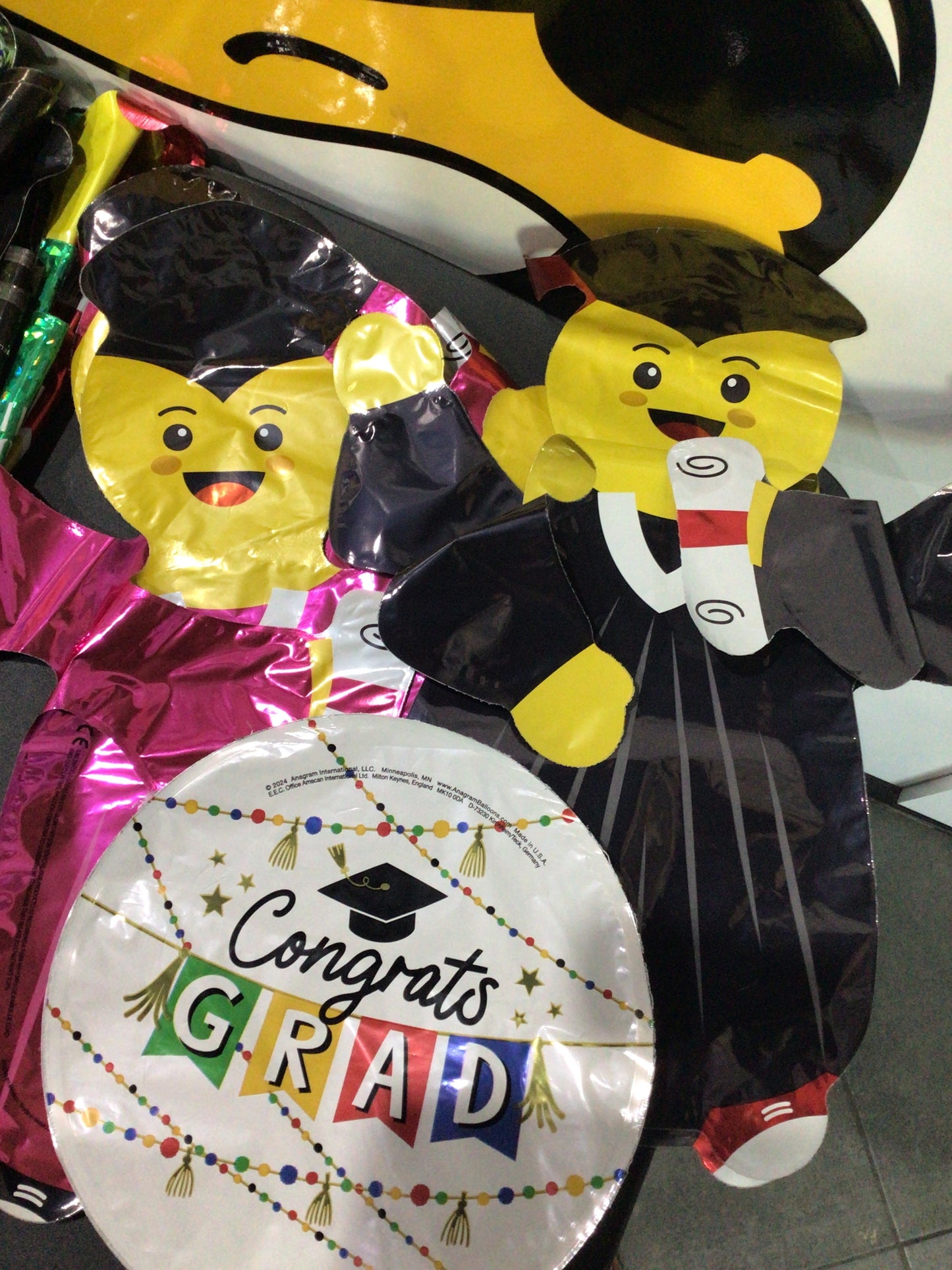 Globo Graduación 9” c/palito
