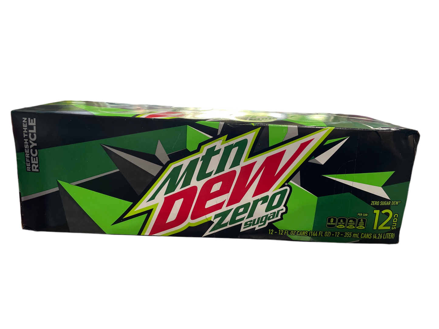 Mtn Dew Zero Sugar 12pack