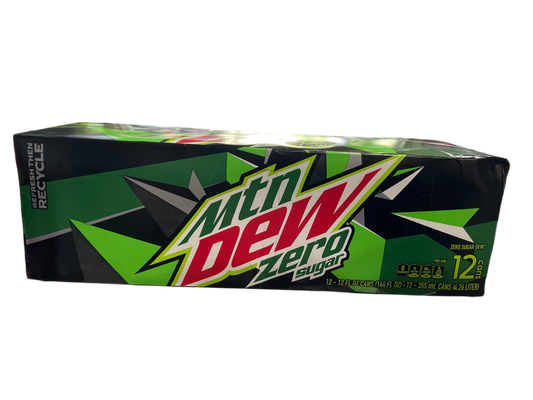 Mtn Dew Zero Sugar 12pack