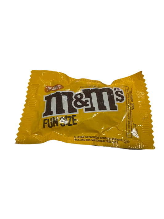 Mini M&M Peanut fun size