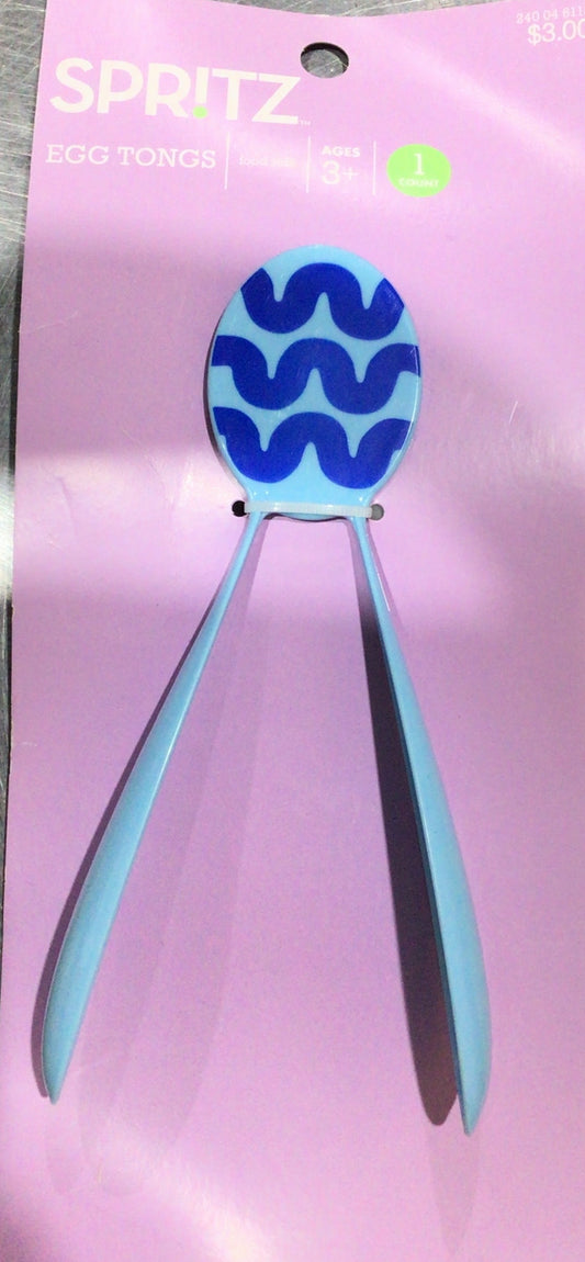 Egg tongs azules