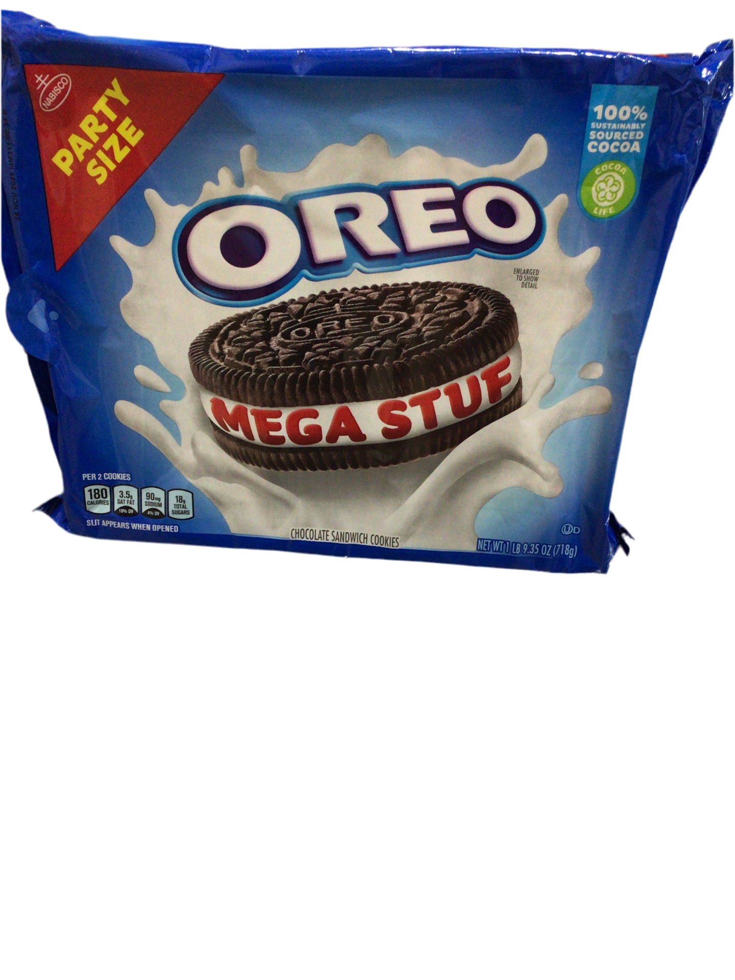 Oreo Mega stuff party size 718g