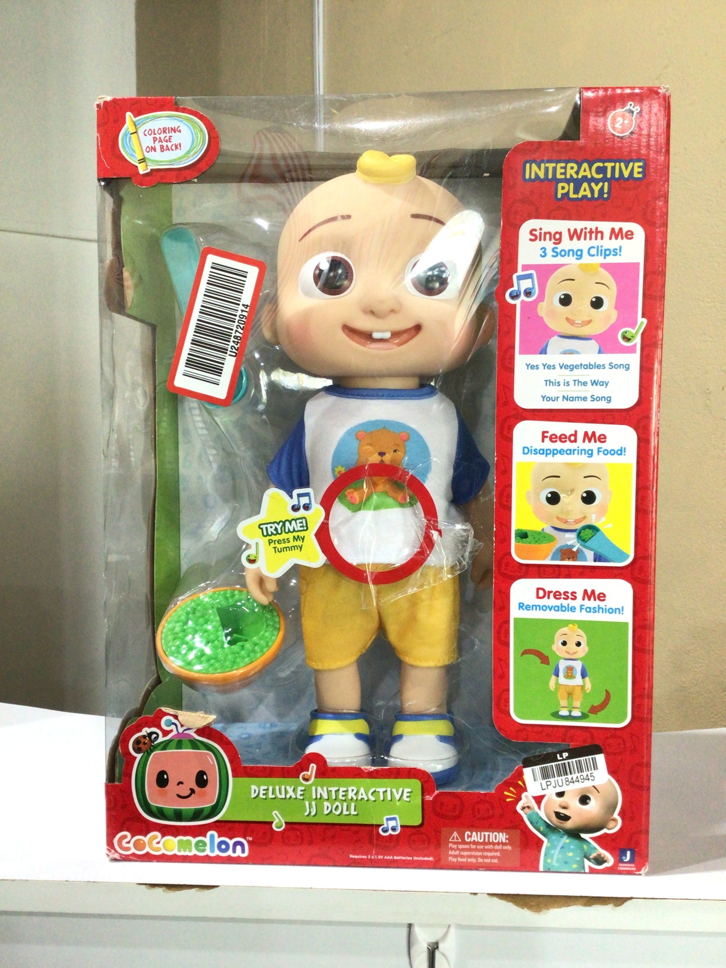 Cocomelon Deluxe Interactive JJ Doll