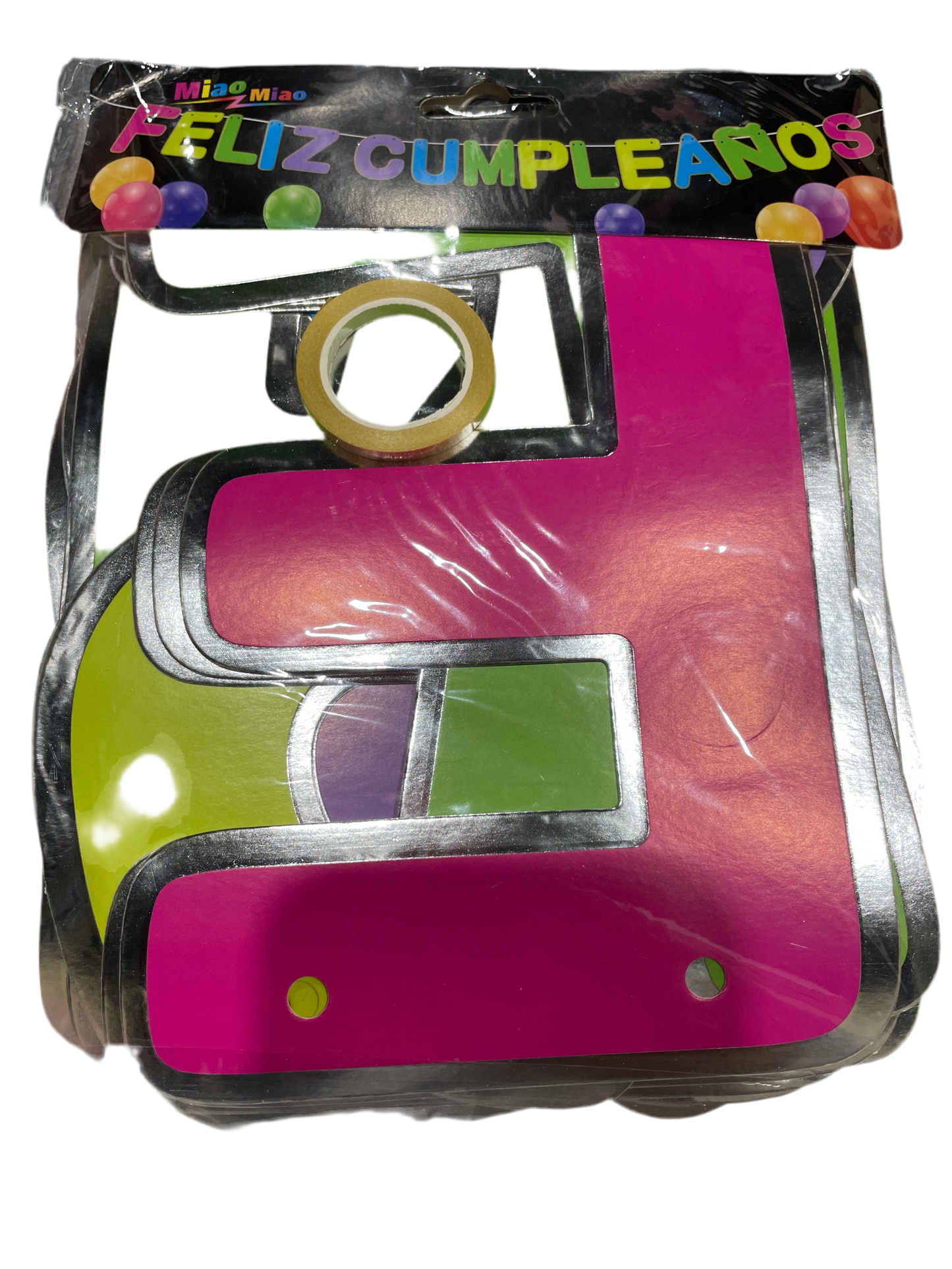 Letrero Feliz Cumpleaños