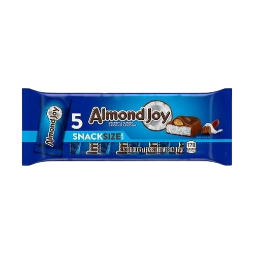 Almond Joy 5 Snack Size Bars 85gr