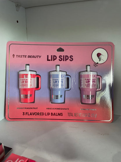 Taste Beauty Lip Sips 3pack