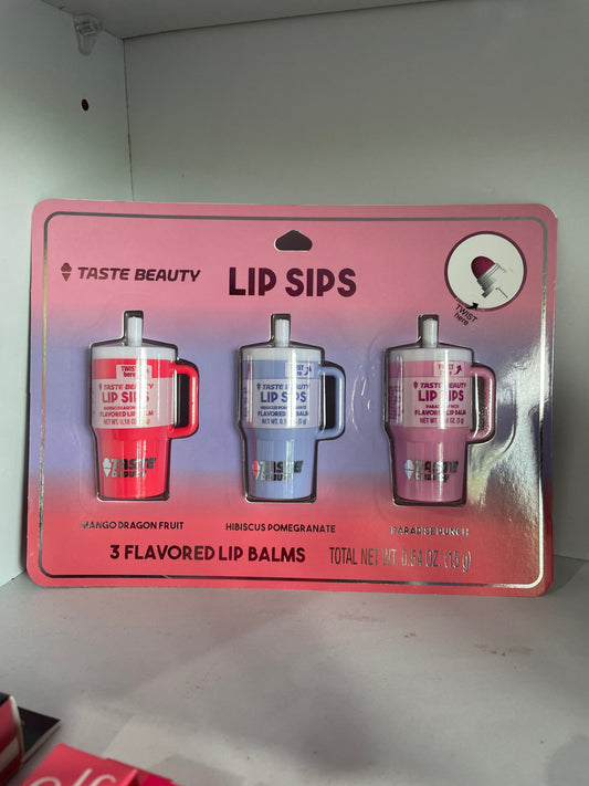 Taste Beauty Lip Sips 3pack