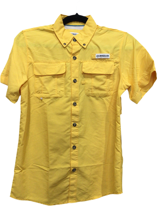 Camisa Magellan Amarilla Talla M 10-12 años