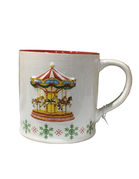 Taza Navideña Carrusel