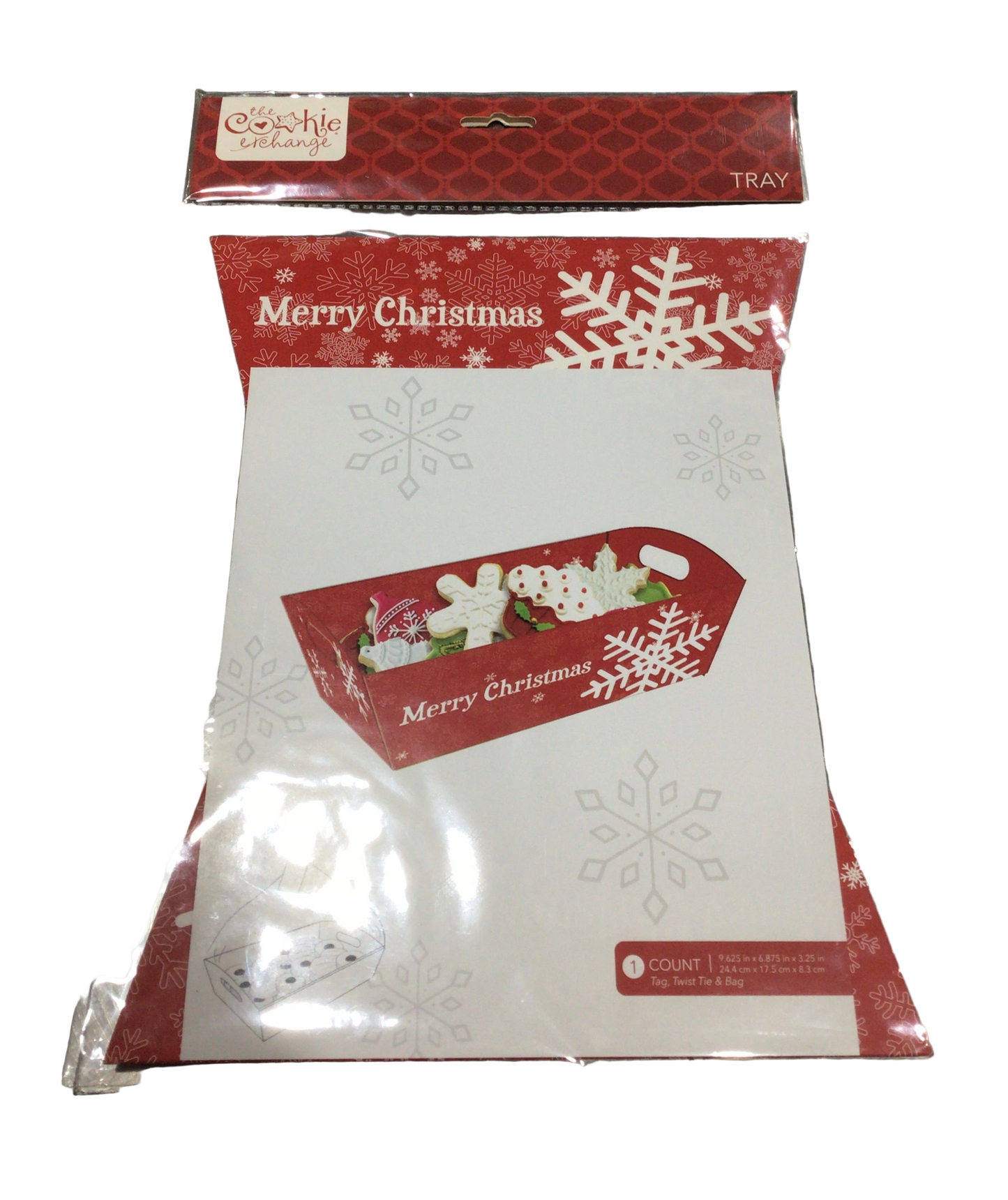 Canasta para galletas navideña