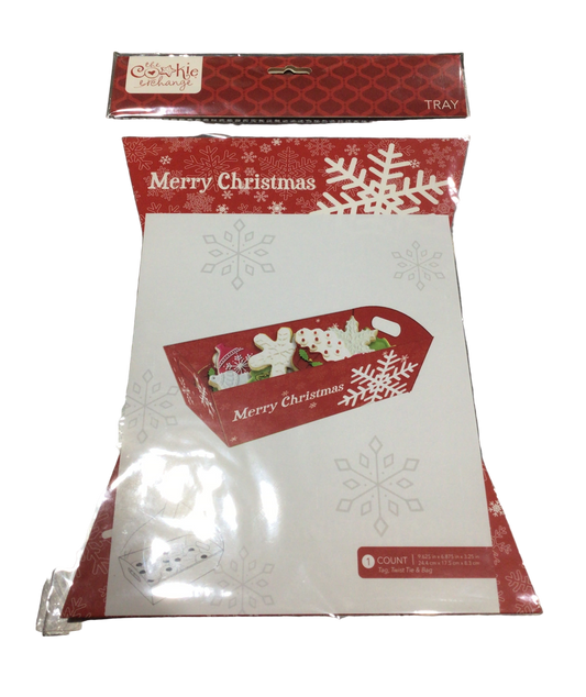 Canasta para galletas navideña