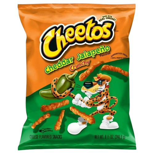 Cheetos Cheddar Jalapeño Crunchy 240gr
