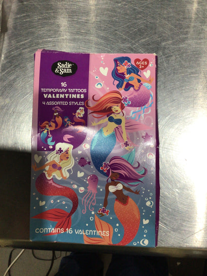 Stickers valentine’s tatuajes temporales Sirenas
