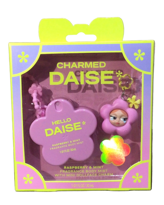Mini Hello Daise Raspberry & Mint c/ charm
