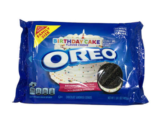 Oreo Birthday cake Family Size 482g