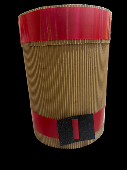 Caja de regalo Navideña cilindro extra grande