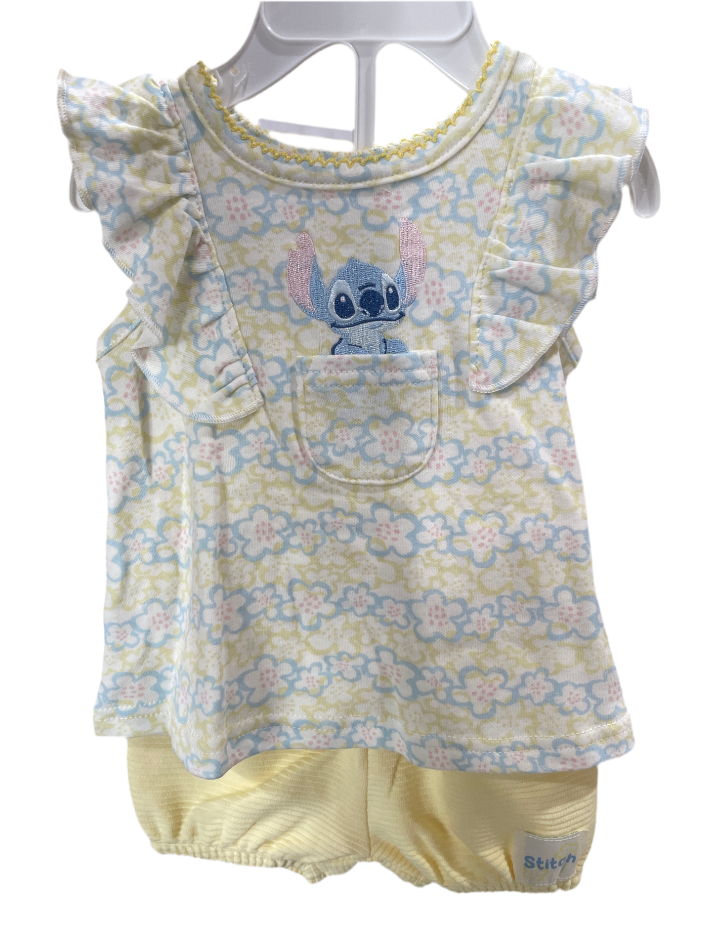 Conjunto Stitch Amarillo 0-3M