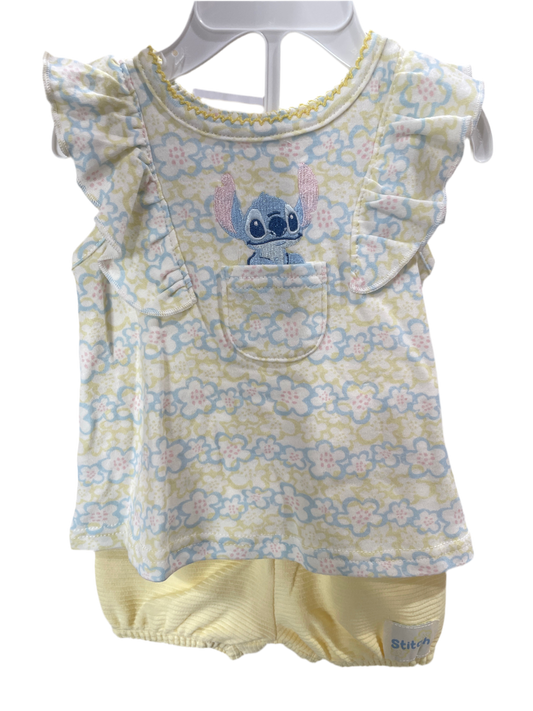 Conjunto Stitch Amarillo 0-3M
