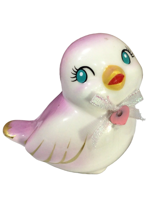 Figura decorativa Pajarito Rosa