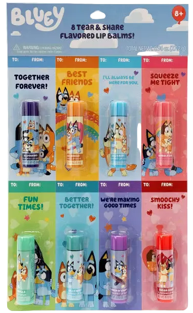 Lip balsamo varios sabores Bluey