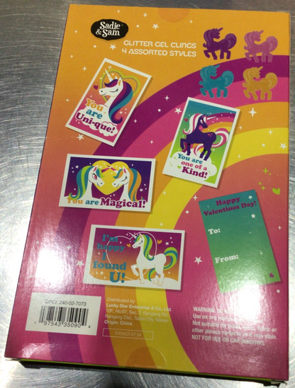 Stickers valentine’s unicorns