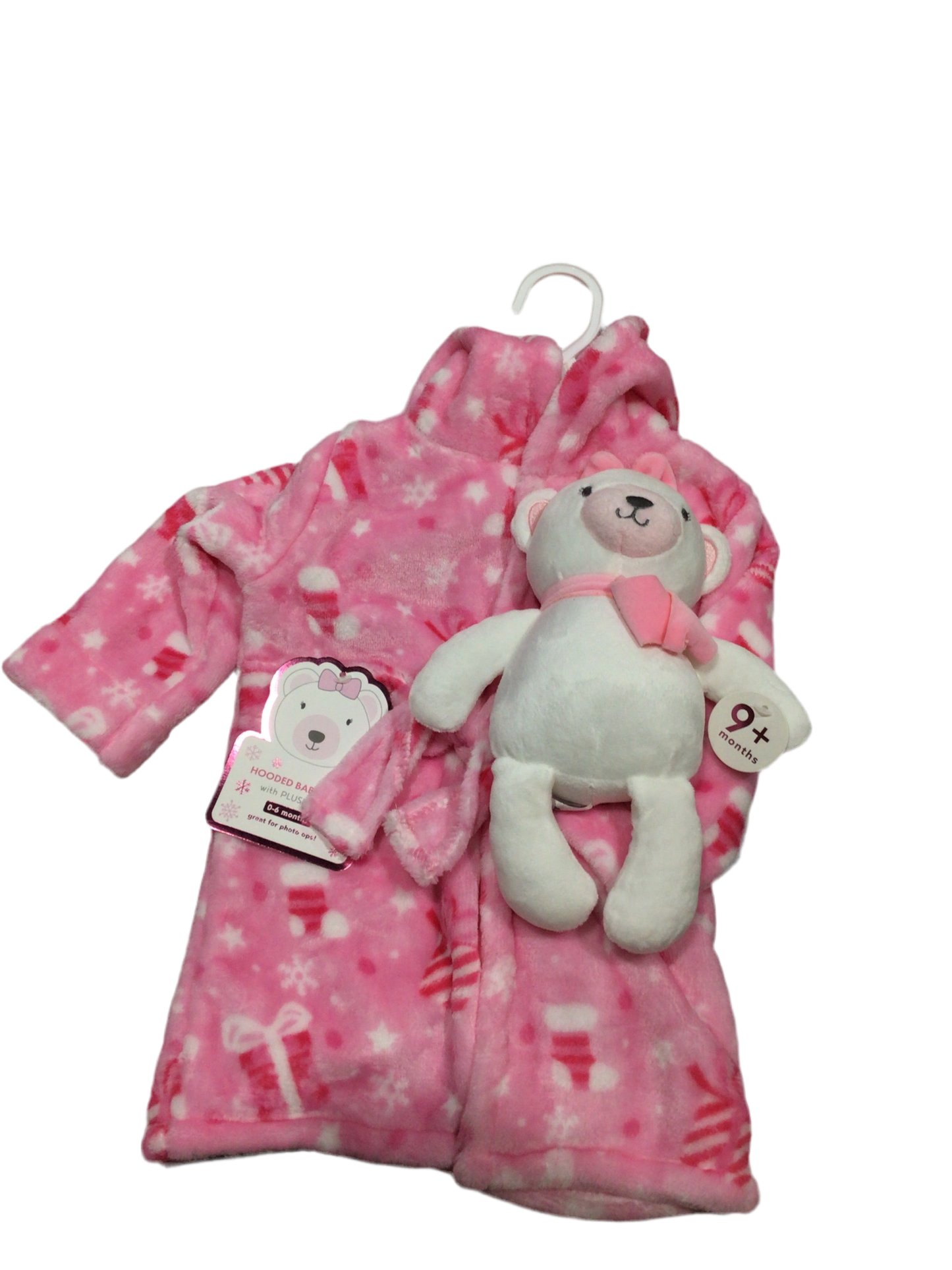 Bata con peluche para niña