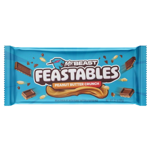 Feastables MrBeast Peanut Butter Crunch Chocolate 60gr