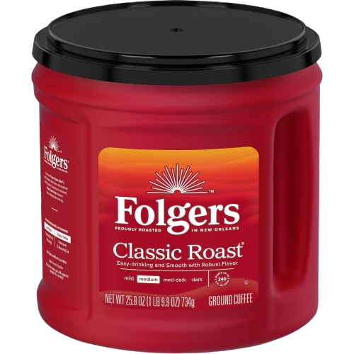 Folgers Classic Roast Ground Coffee 734gr