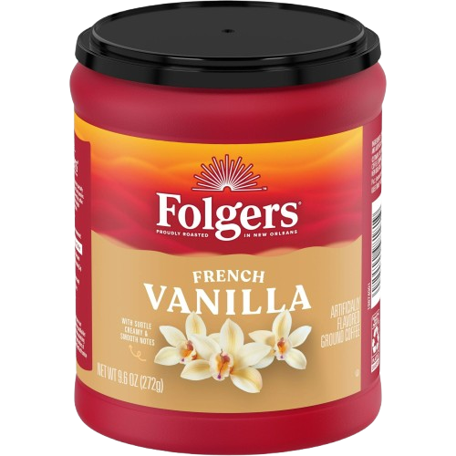 Folgers French Vanilla Ground Coffee 272gr