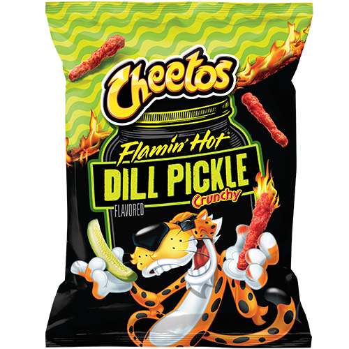 Cheetos Flamin Hot Crunchy Dill Pickle 240g
