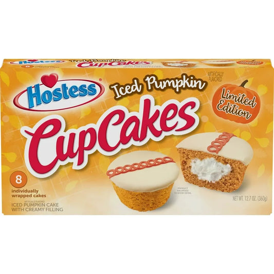 Hostess CupCakes Iced Pumpkin