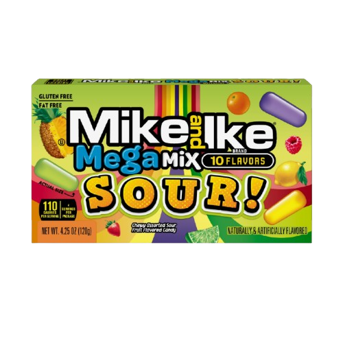 Mike and Ike Mega Mix Sour 120gr