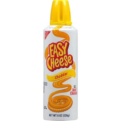 Easy Cheese Cheddar 226gr