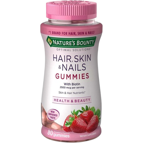 Nutrition Bounty Biotin Strawberry 80 Gummies