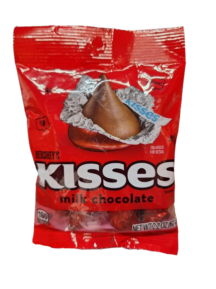 Hershey's Kisses Milk Chocolate Red 62gr