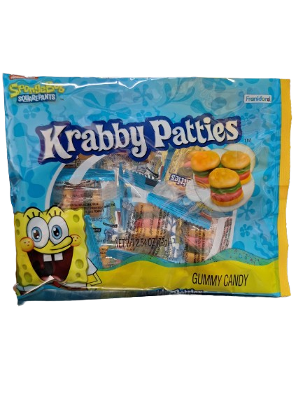 Krabby Patties Gummy Candy 72gr