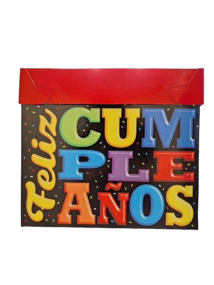 Caja de Regalo Cumpleaños mediana 28x25