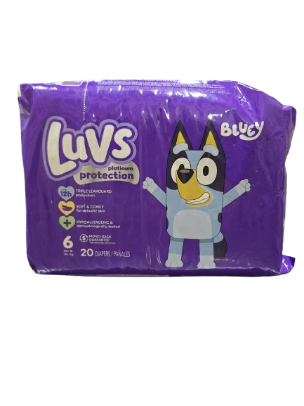 Luvs Bluey Pañal E6