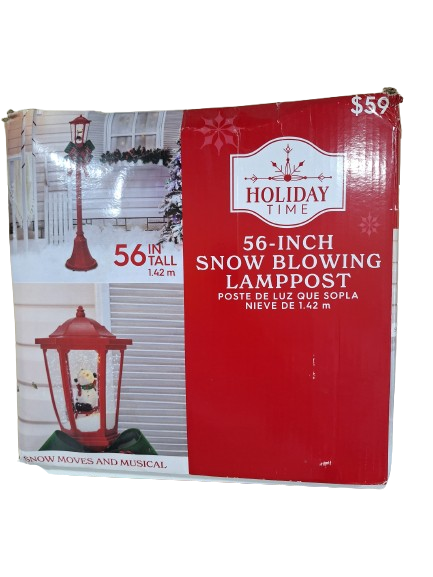 Snow Blowing Lampost 1.42m