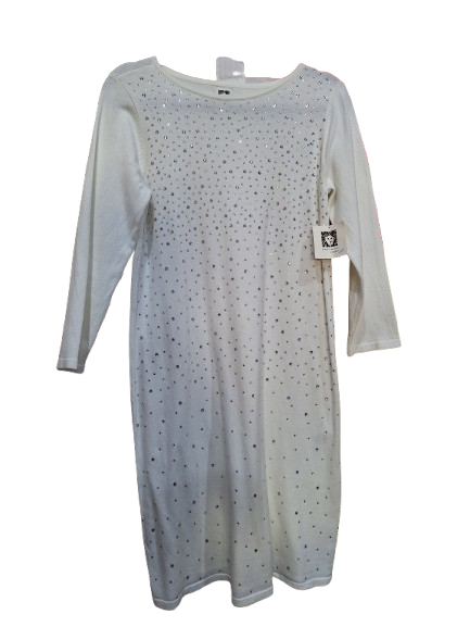 Vestido Anne Klein Blanco Talla S