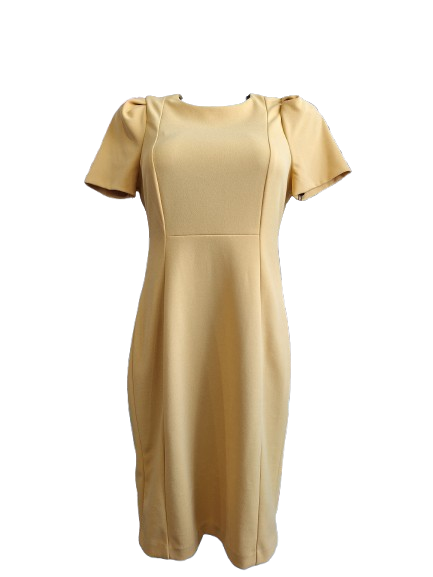 Vestido Calvin Klein Amarillo Talla 4